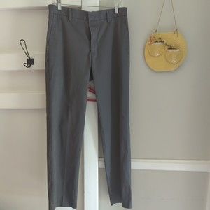 Men's Dockers Gray Iron free khaki Pants Straight Fit 30x32